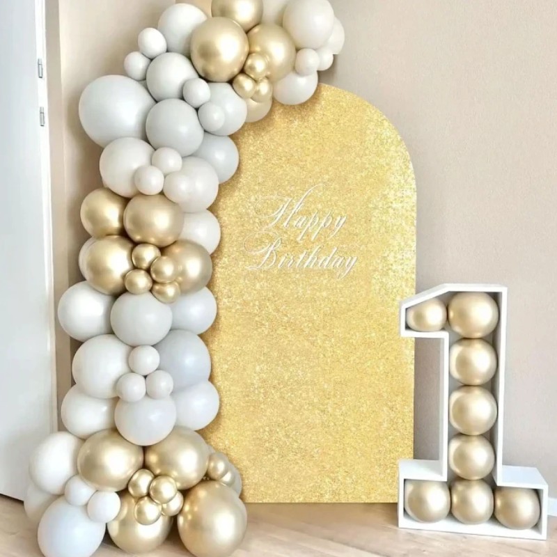 Sequin arch backdrop cover